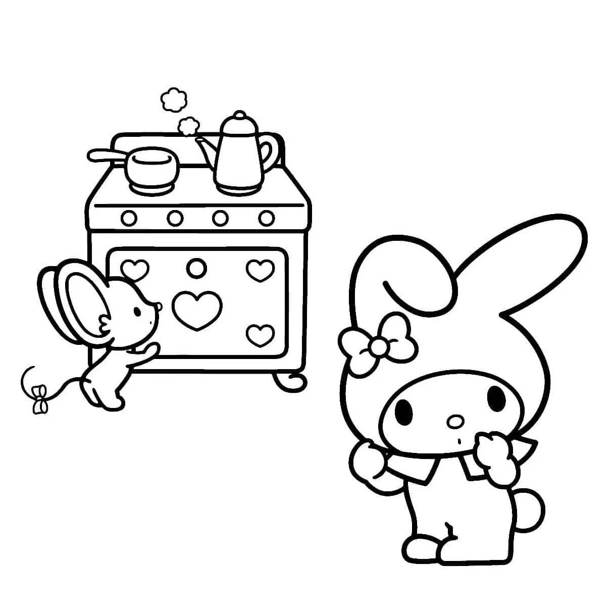My melody di dapur