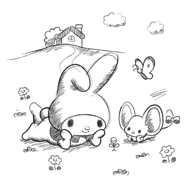 Menggambar my melody