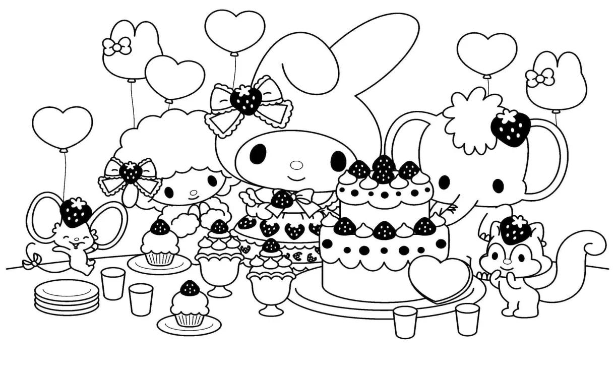 My melody pesta ulang tahun