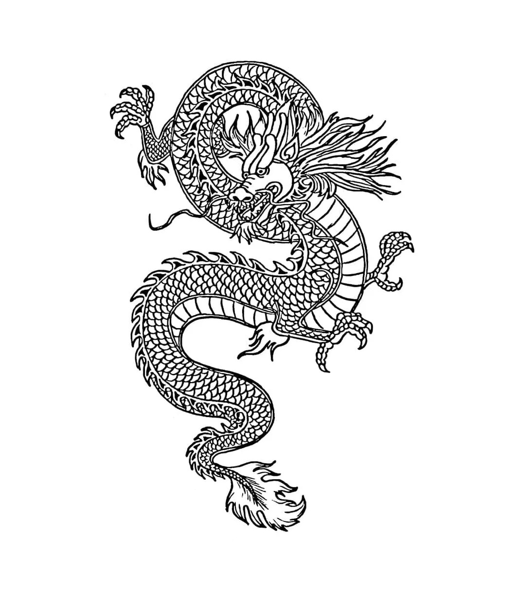 Keindahan naga oriental