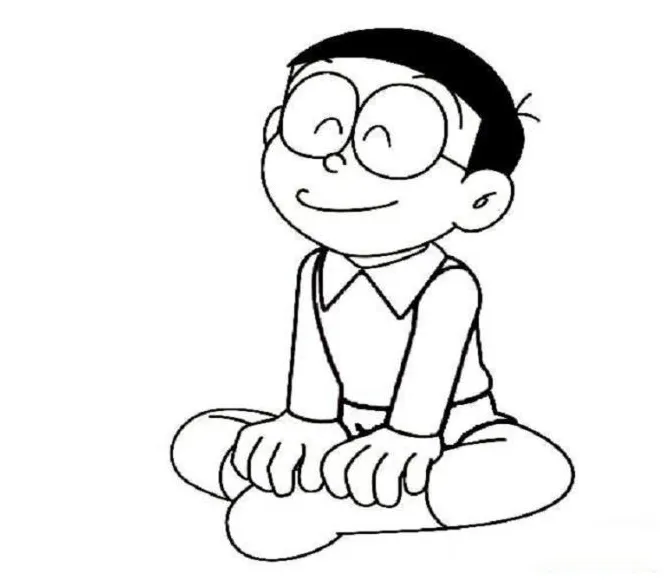 Detail Gambar Mewarnai Nobita Koleksi Nomer 13