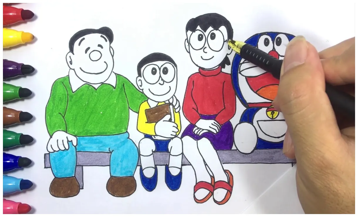 Detail Gambar Mewarnai Nobita Koleksi Nomer 25