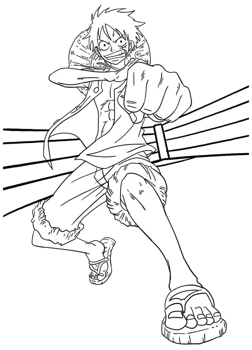 Luffy gomu gomu no senapan