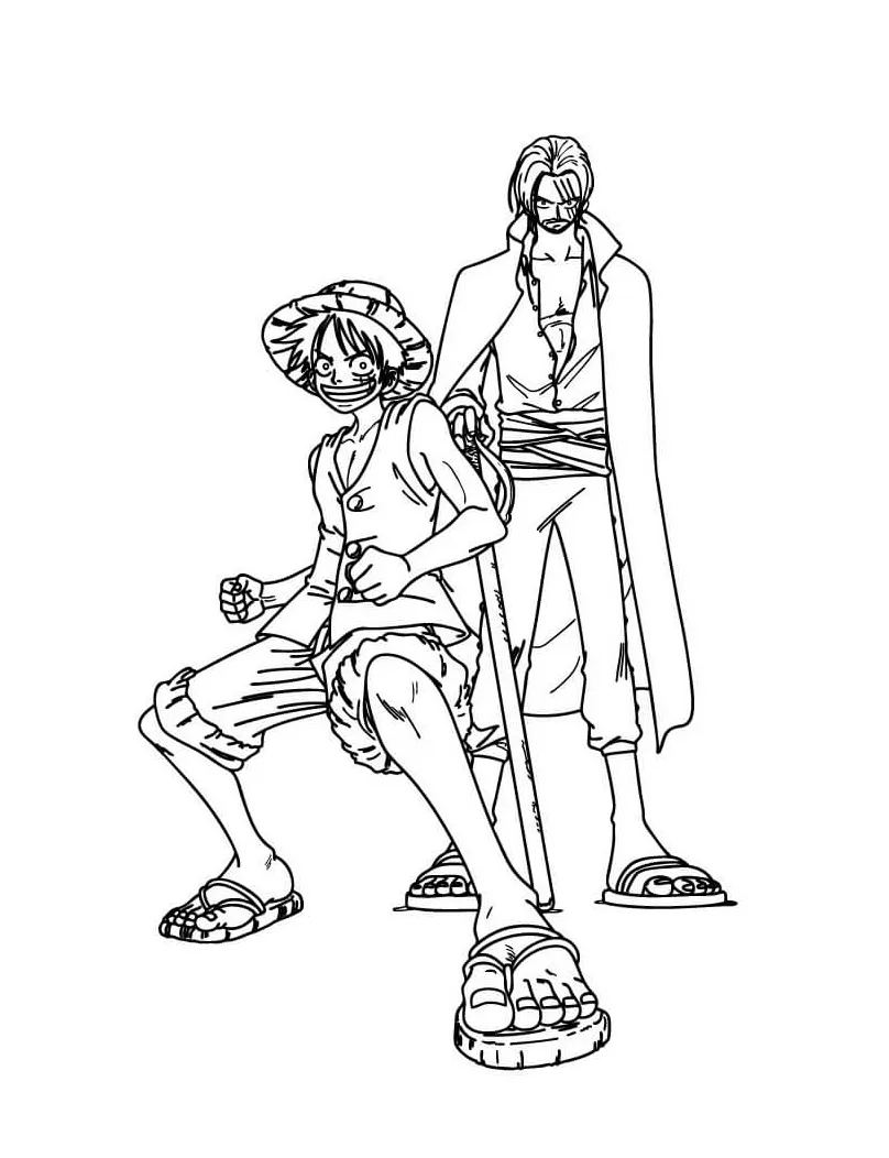 Shanks dan luffy