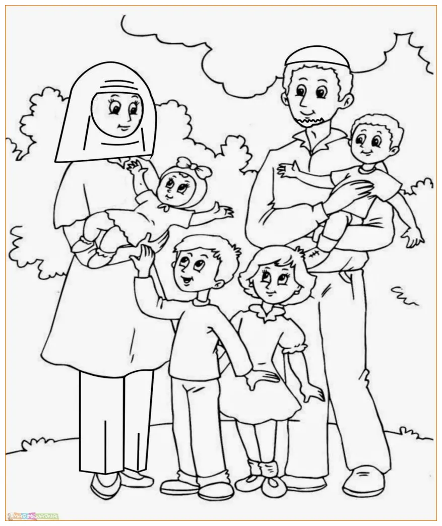 √28 Gambar Mewarnai Orang Untuk Anak 2022 - Marimewarnai.com
