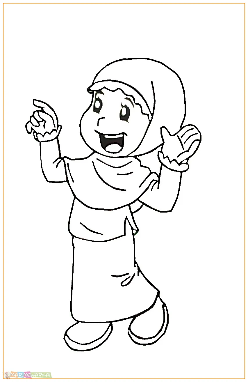 √28 Gambar Mewarnai Orang Untuk Anak 2022 - Marimewarnai.com