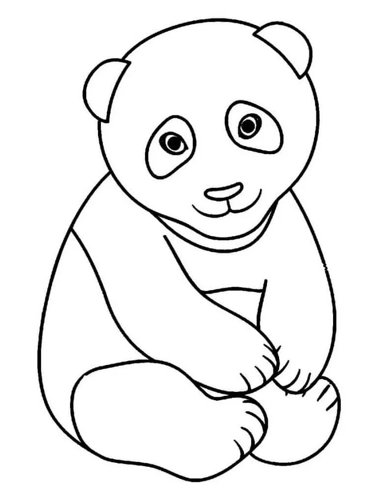 Panda duduk