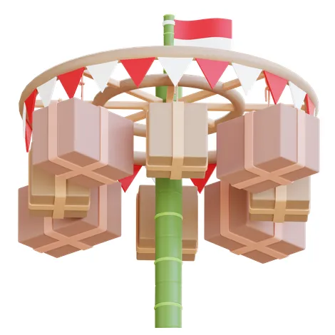 20 3d panjat pinang game illustrations free in png, blend, gltf