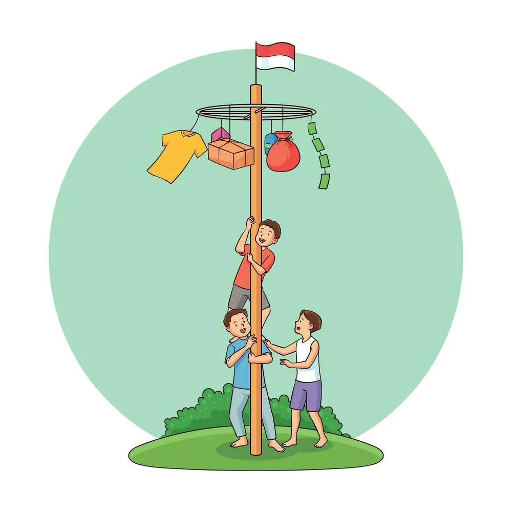 Panjat pinang celebrates indonesian independence 36467082 vector art at