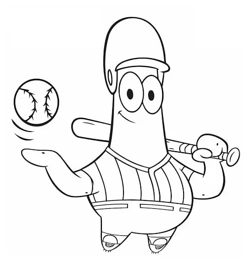 Pemain baseball patrick star
