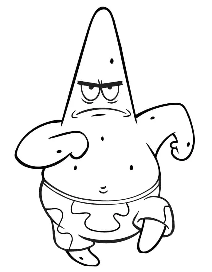 Bintang patrick yang marah