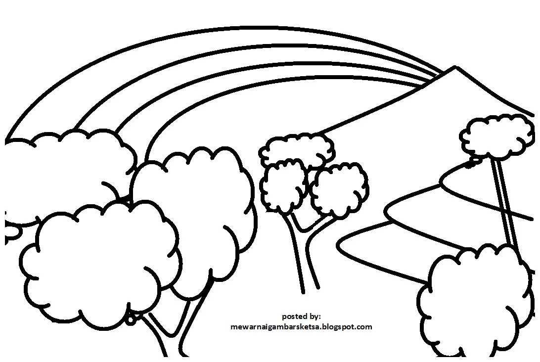 Gambar mewarnai sketsa paud cool2bkids sketch coloring page