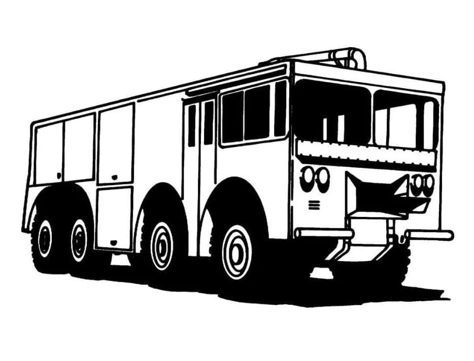 Truk pemadam kebakaran keren