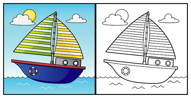 Ilustrasi kendaraan halaman ilustrasi stok