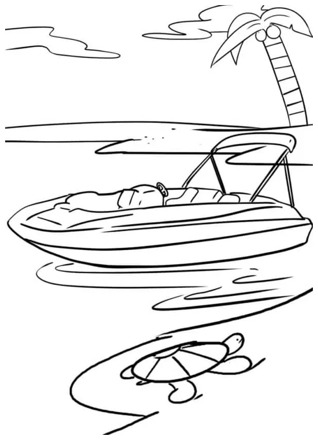 Perahu dekat riviera perancis