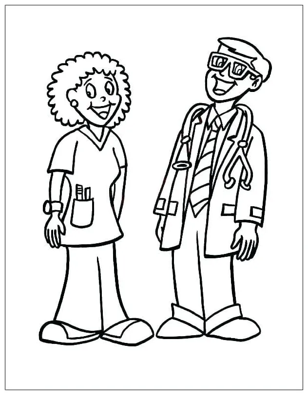 Perawat dan dokter lucu