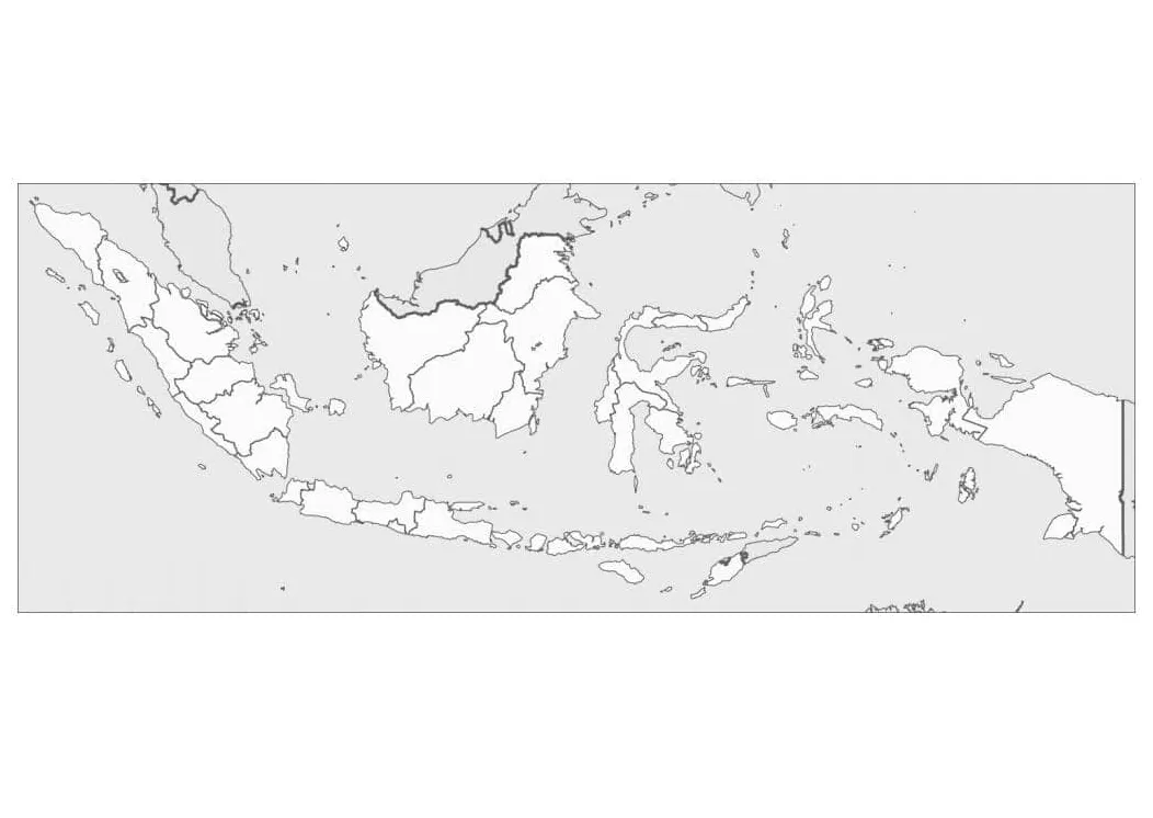 Peta indonesia dapat dicetak