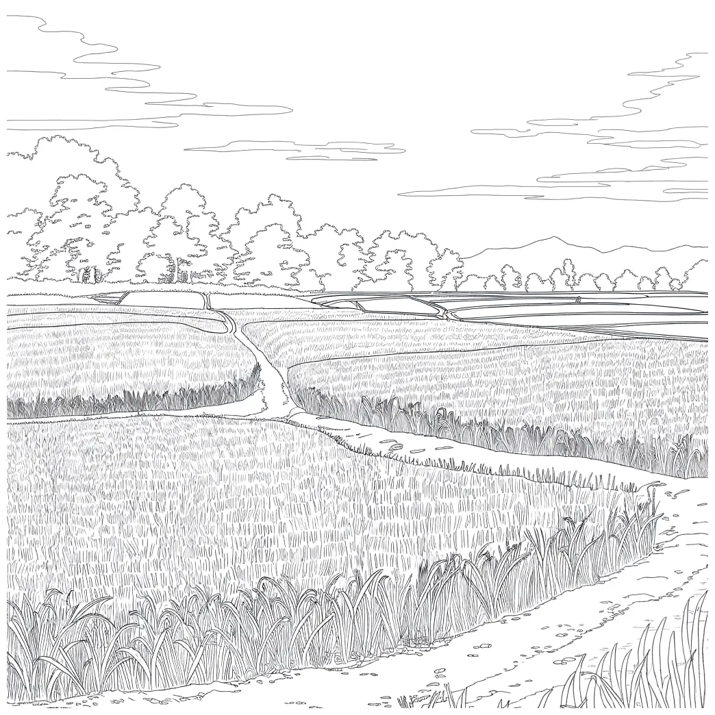 Sawah musim gugur