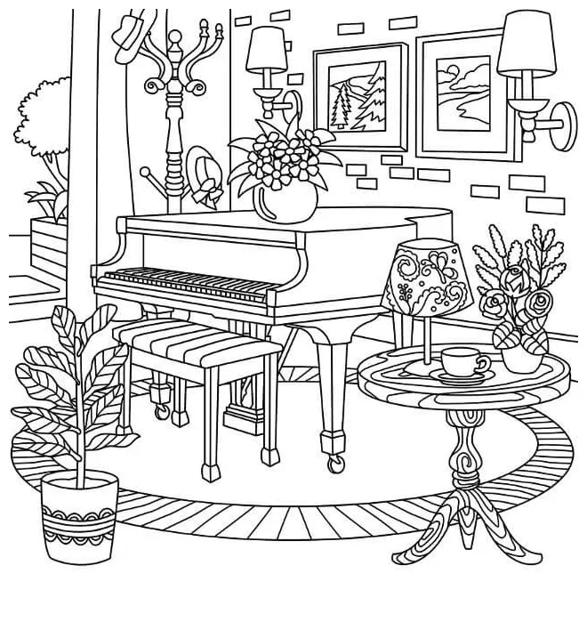 Gurita memainkan piano