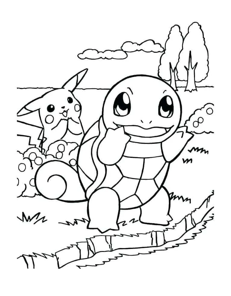 Pikachu dan tupai