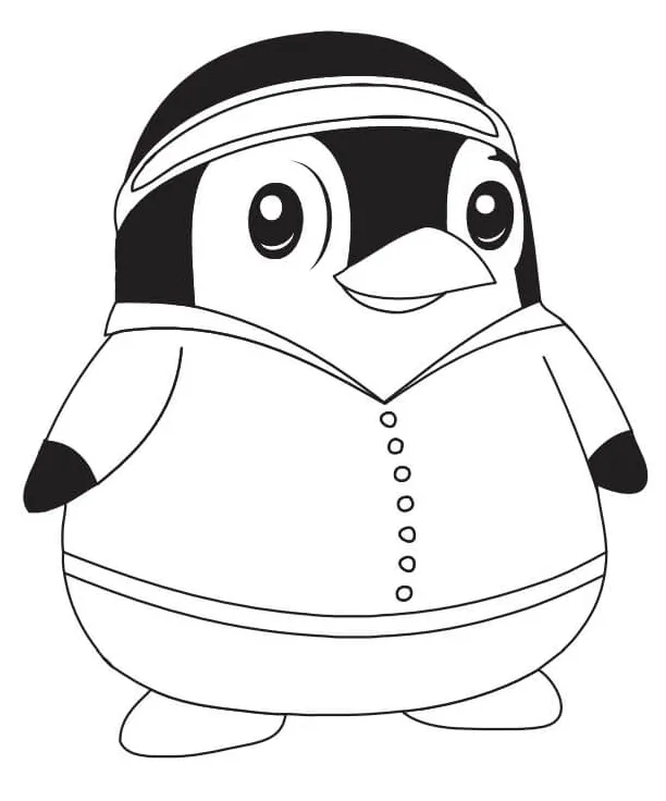 Penguin tersenyum