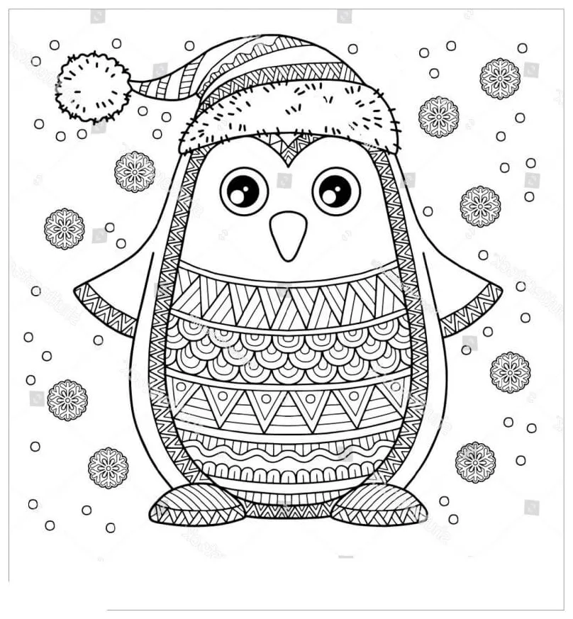Mandala pinguin
