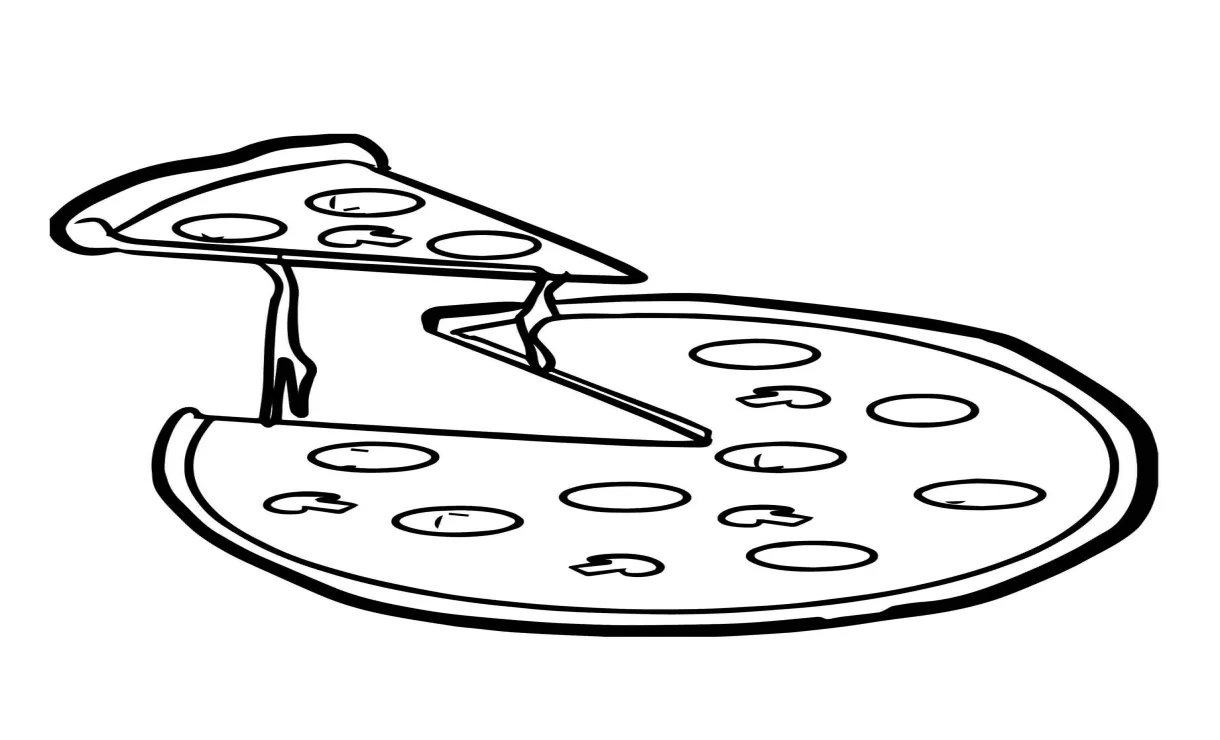 Pizza kawaii