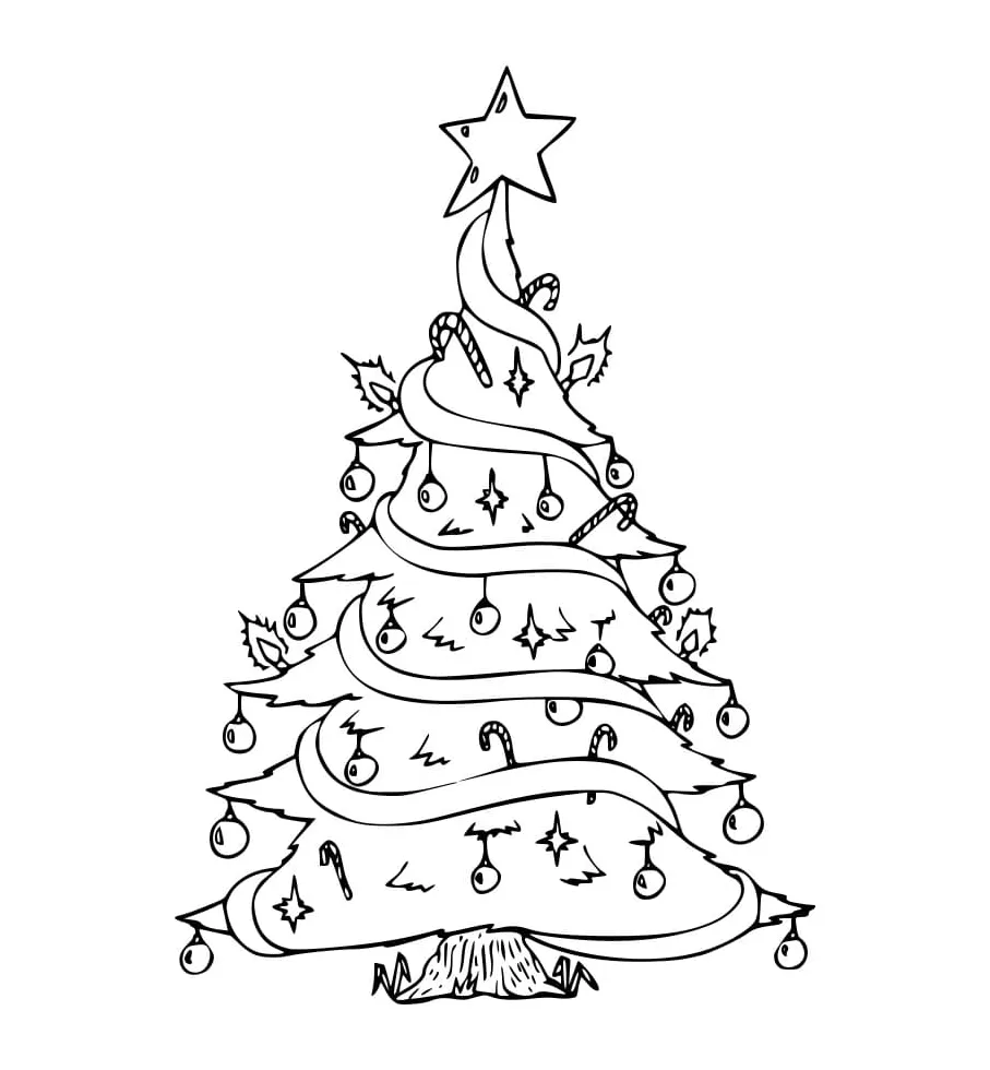 Pohon natal lengkung