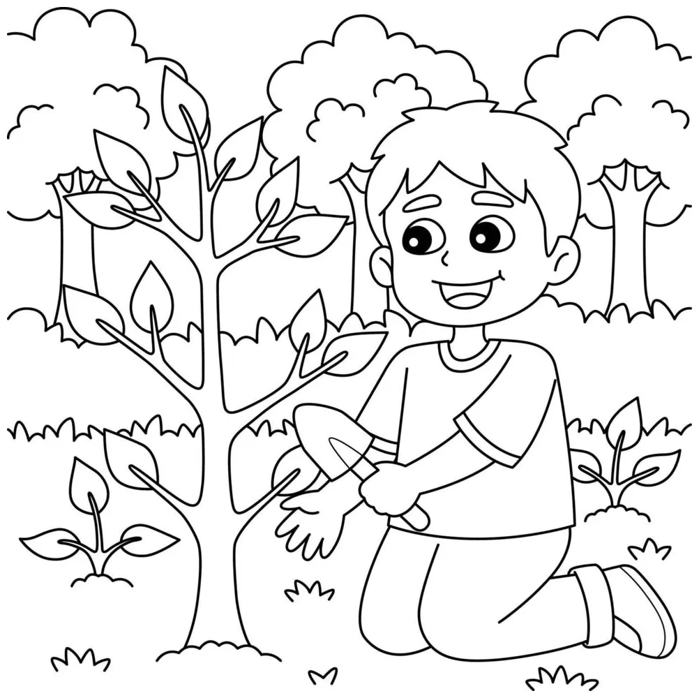 Gambar mewarnai 25+ gambar , tanaman, tumbuhan inspirilo siap cetak