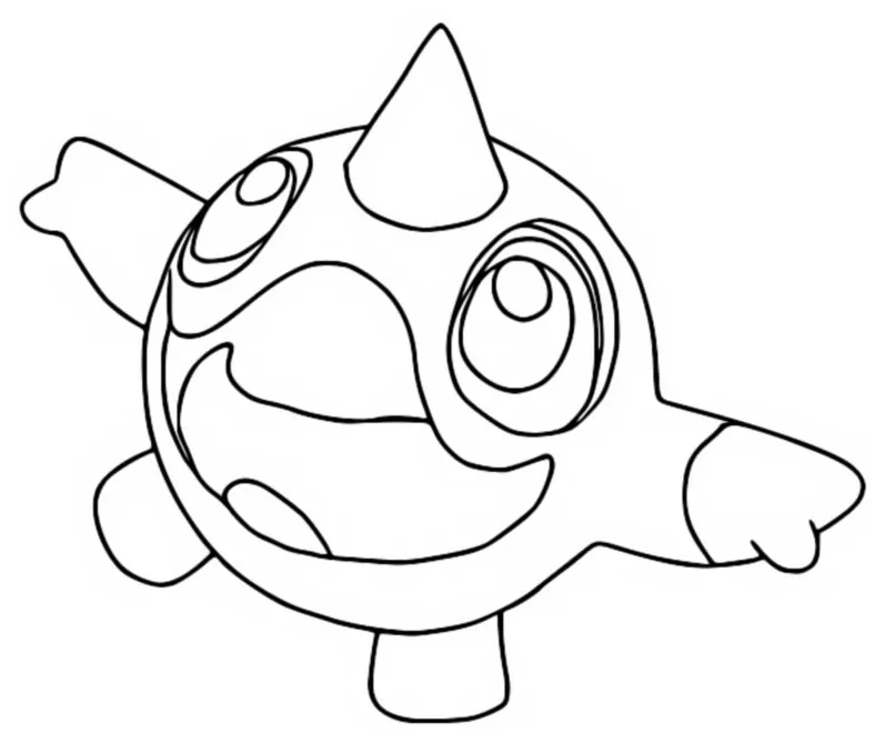 Gambar Mewarnai Pokemon - Cetoddle - Gambar Pokemon