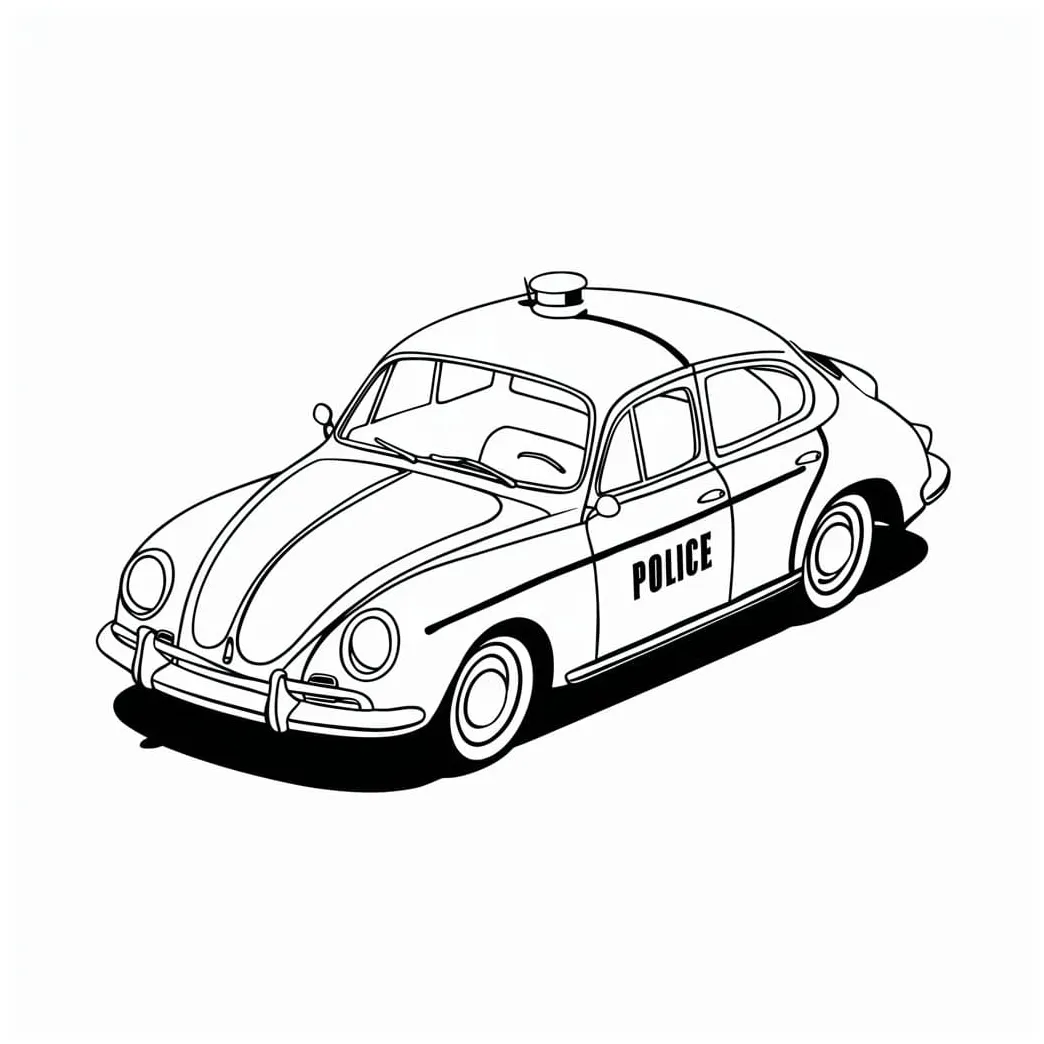 Mobil polisi tua amerika