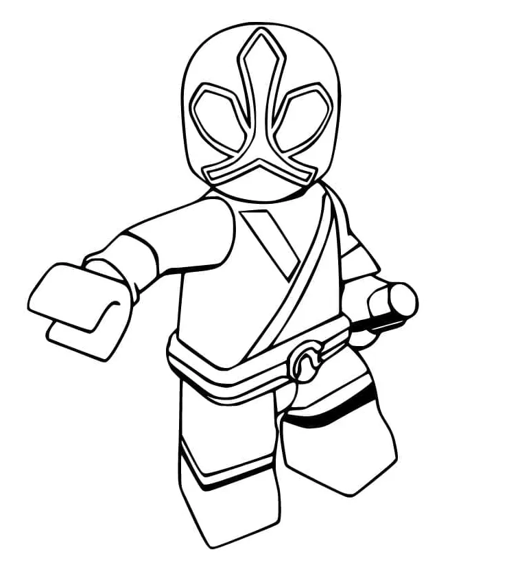 Lego Power Rangers Merah Samurai