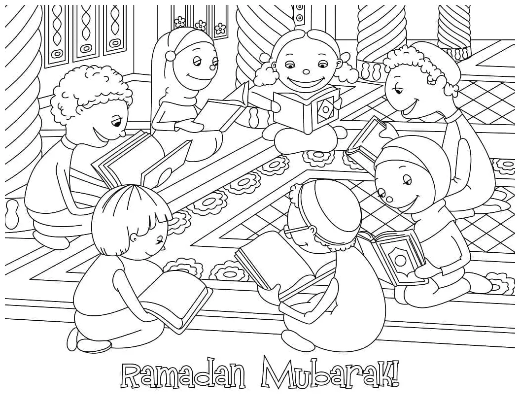 Ramadhan mubarak yang dapat dicetak