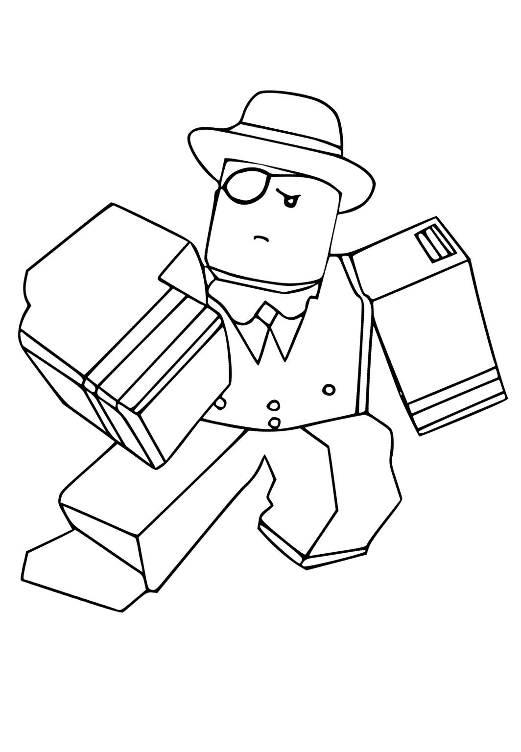 Dapat dicetak gratis roblox kostum mewarnai gambar, seprai dan halaman