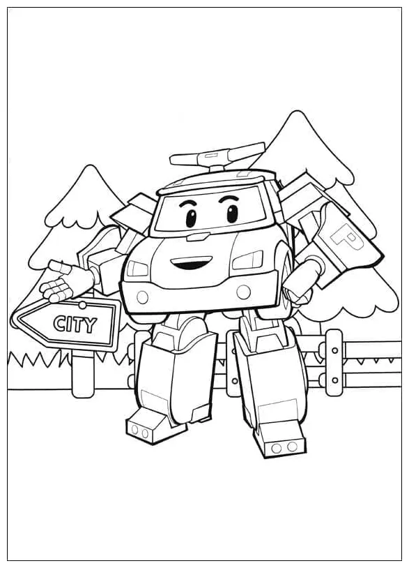Robocar poli yang dapat dicetak
