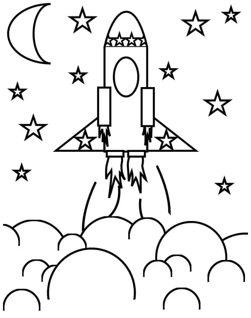 Roket di langit