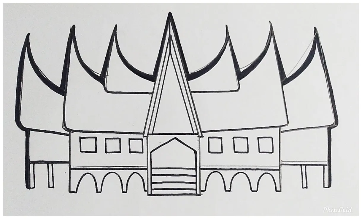 Gambar mewarnai Gambar rumah adat untuk mewarnai 56+ koleksi gambar siap cetak