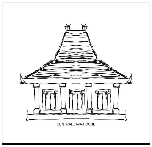 Pusat rumah joglo