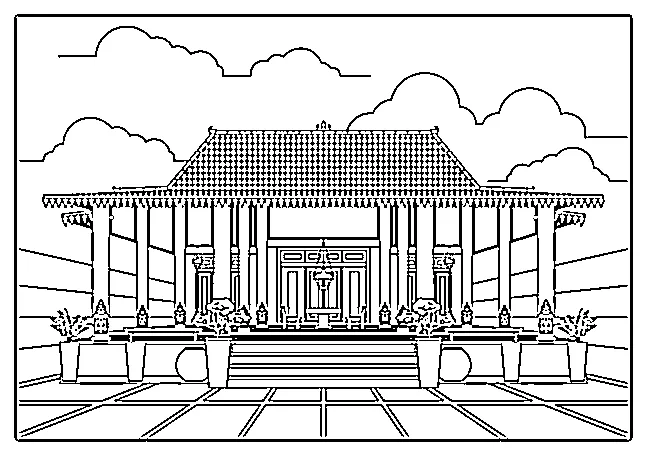 Rumah joglo untuk dicetak