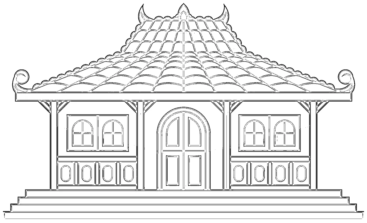 Rumah joglo sederhana