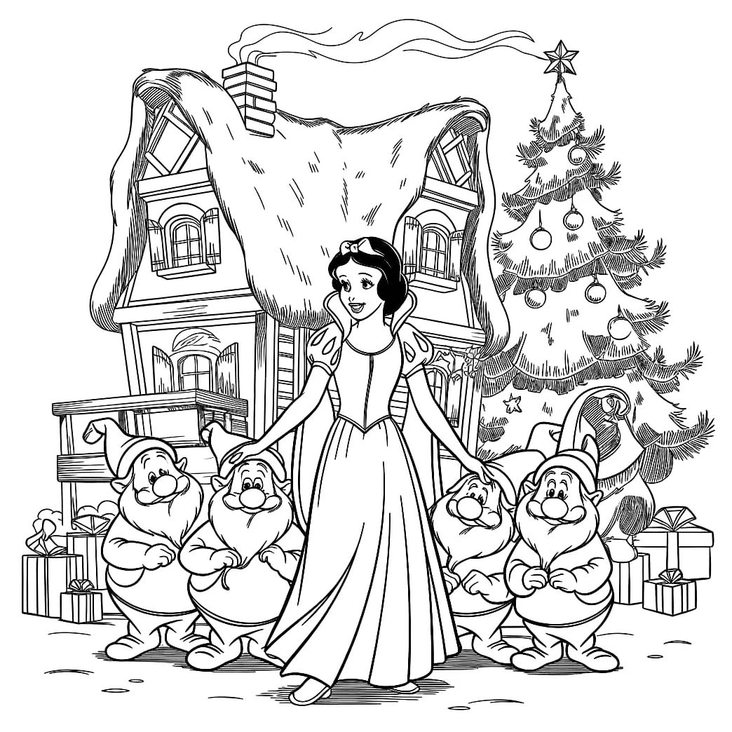 Putri salju di hari natal