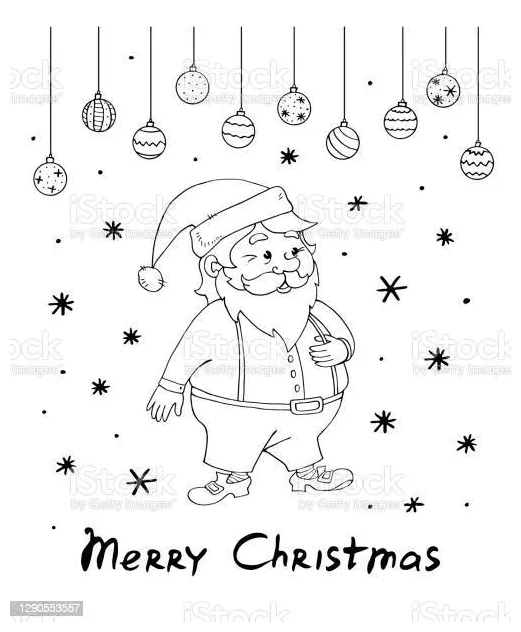 Detail mewarnai gambar santa claus koleksi nomer 22