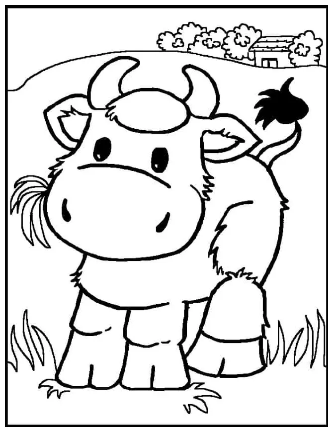 Sapi yang menggemaskan
