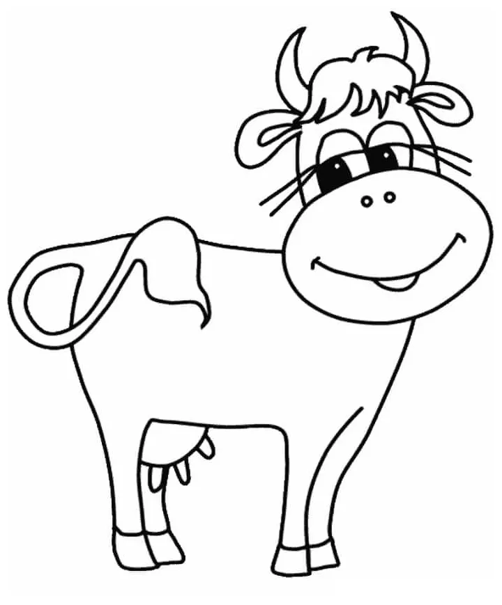 Sapi itu tersenyum