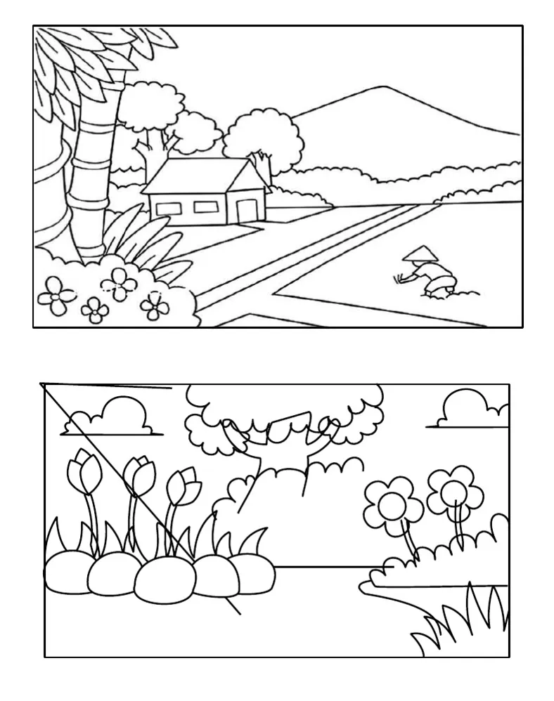 Mewarnai coloring page pdf