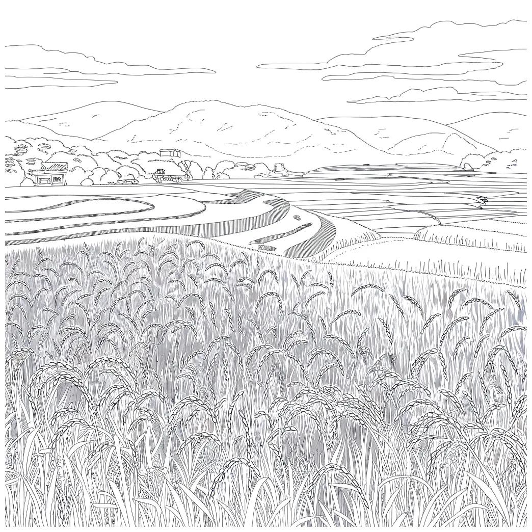 Sawah musim semi