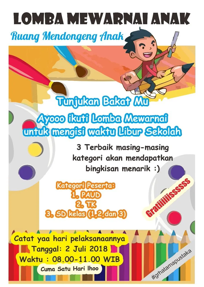 Detail mewarnai gambar anak sd koleksi nomer 51