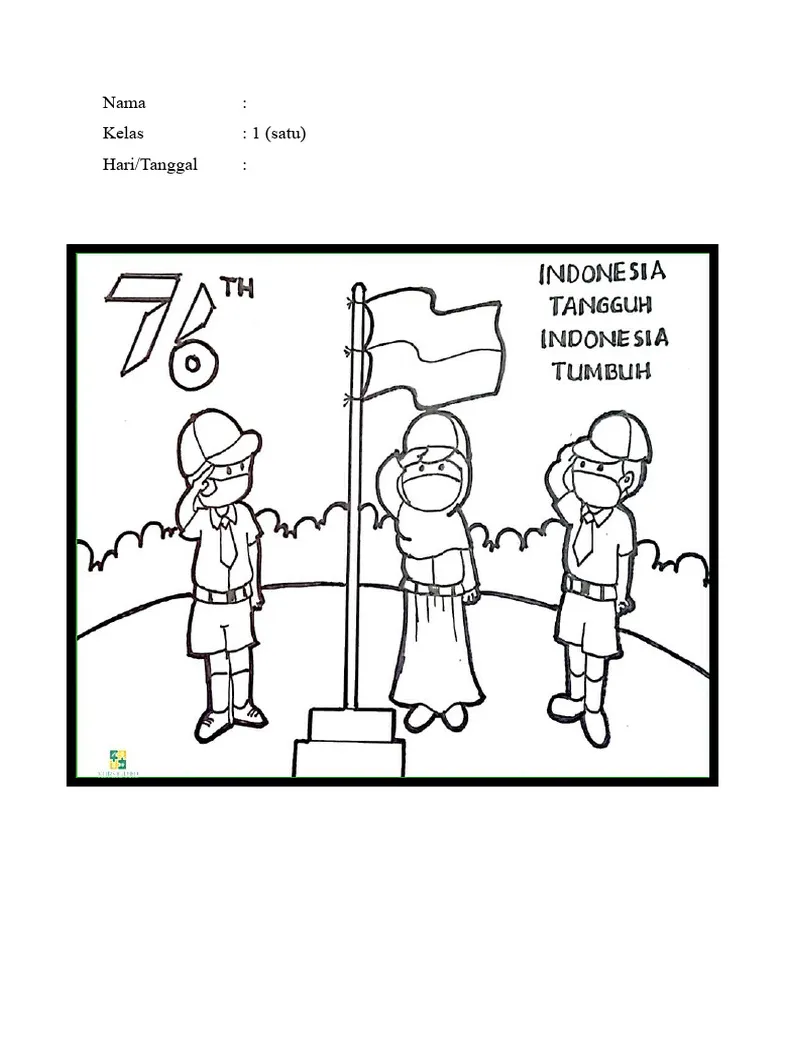 Gambar mewarnai Gambar pdf siap cetak