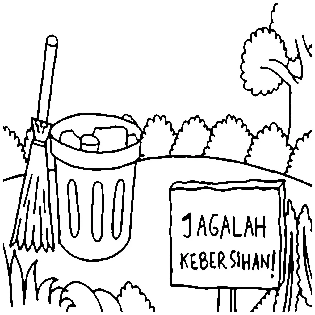 Poster kebersihan lingkungan 2