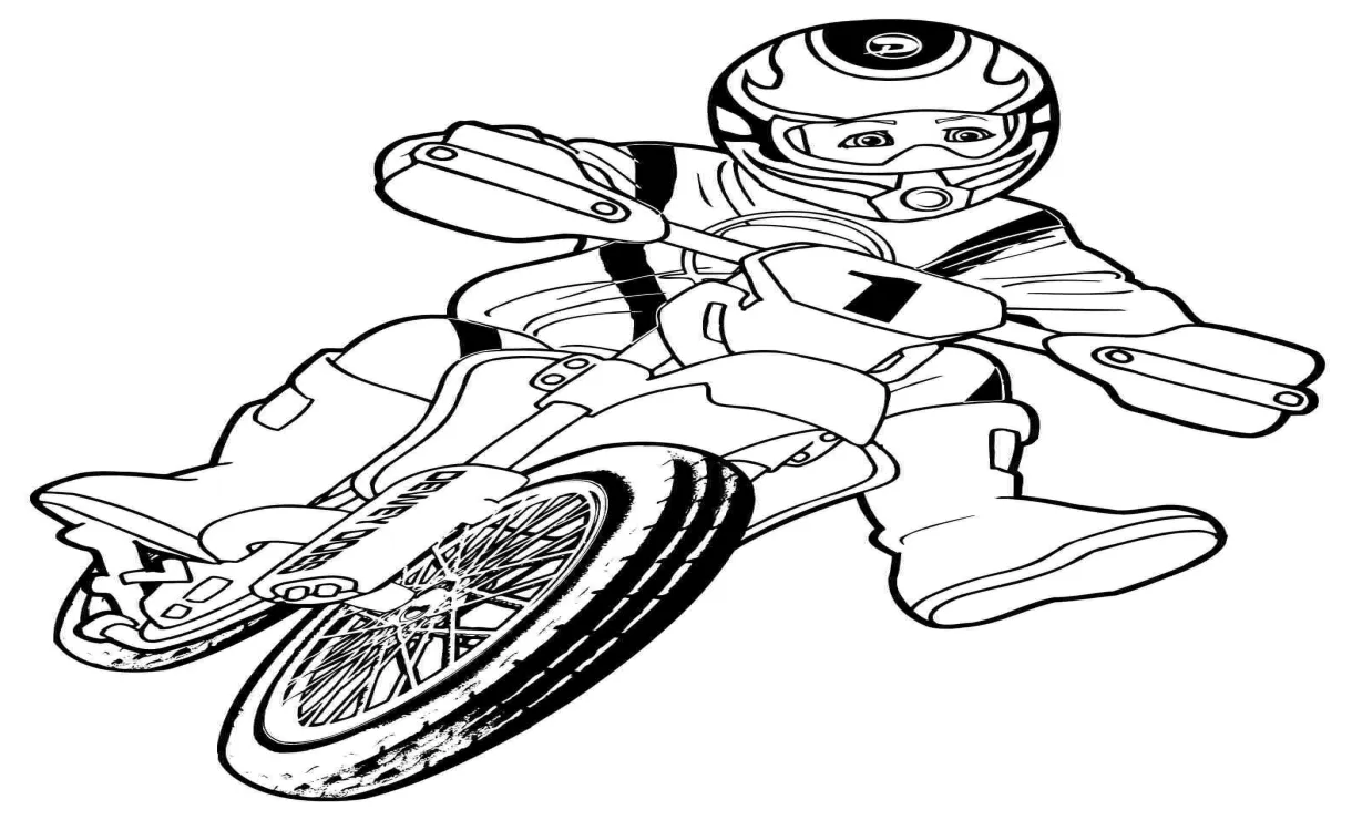 Anak mengendarai sepeda motor